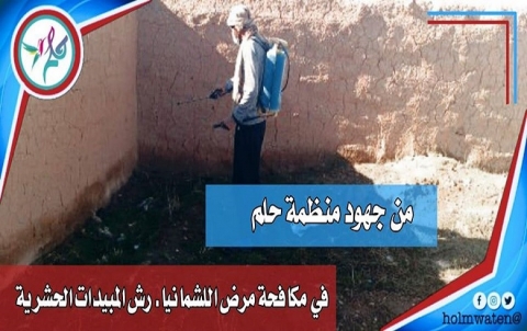 رش المبيدات الحشرية