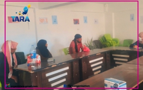 Sessions with the residents of al-Rabi'ah Camp.