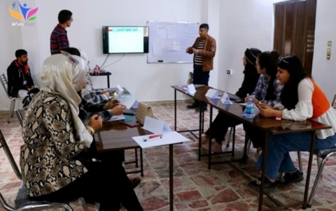  #Training_Workshop  Part of the #facilitation_workshop held by  #white_hope team in cooperation with Binary It Center under the supervision of trainer Mohammed Mohammed.