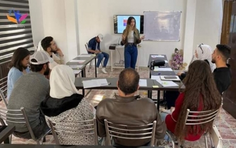 #Training Workshop Part of the #life_skills_workshop presented by  #white_Hope team in cooperation with  #Binary_IT Center under the supervision of the trainer Bahar Khaled