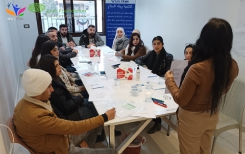  #White_Hope organization, in cooperation with #Jiyan_Foundation_for_Human_Rights, implemented an awareness session on psychological trauma and red alerts.