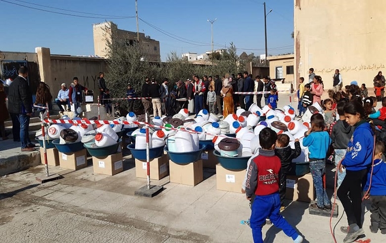 Distribution of Hygiene Baskets on Families