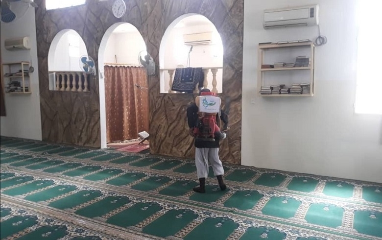 حملة تعقيم المساجد