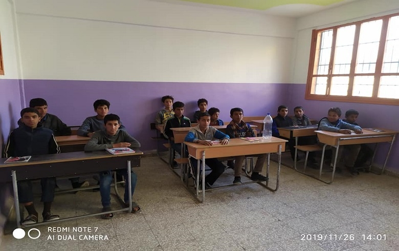 افتتاح دورة محو الأمية
