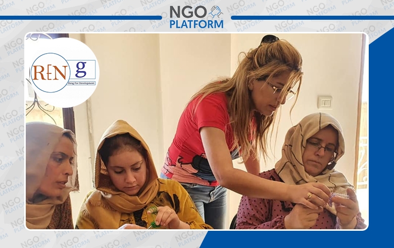 منظمة Reng للتنمية تنهي دورة تدريبية  لمهنة الخياطة والصوف في عامودا