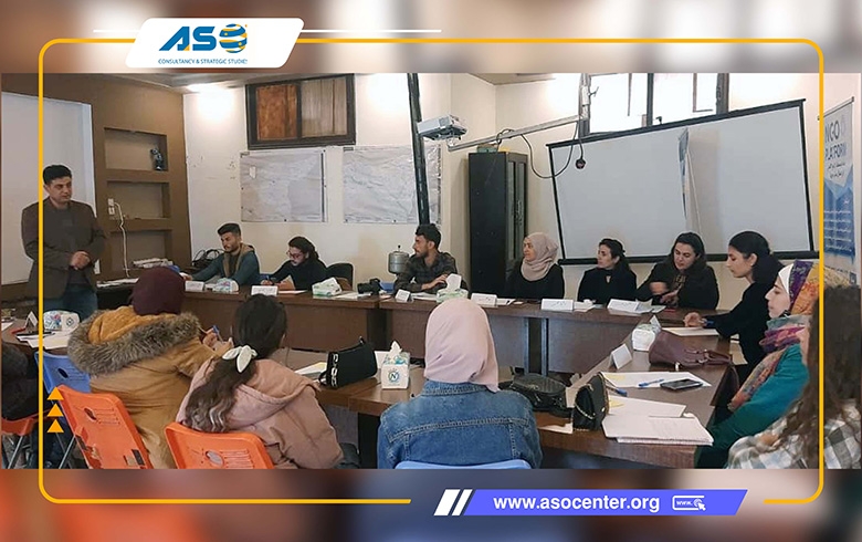 A couple of discussion sessions on the interruption of educational attainment for youths Youth community participation–volunteer work at ASO office Amuda