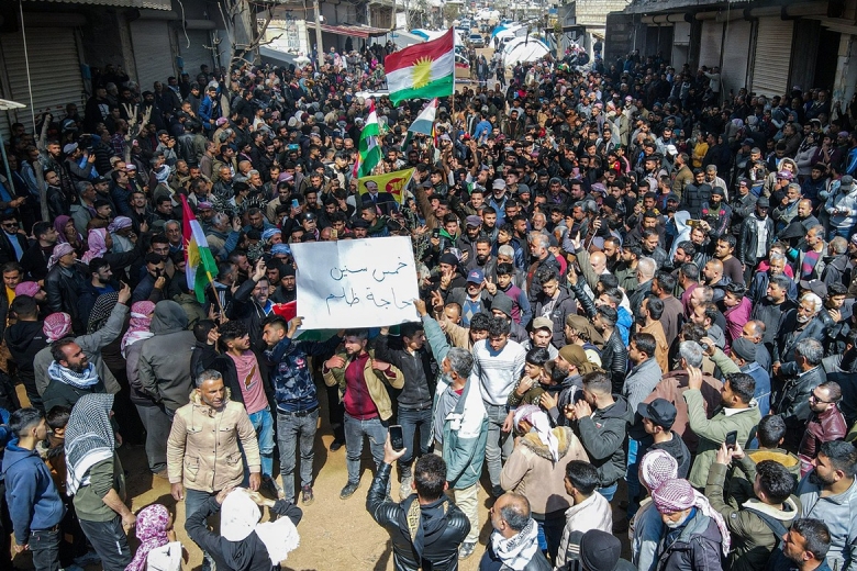 بيان_155 منظمة سوريّة تدين مقتل مدنيين كُرد عشية احتفالهم بعيد نوروز في جنديرس بريف عفرين